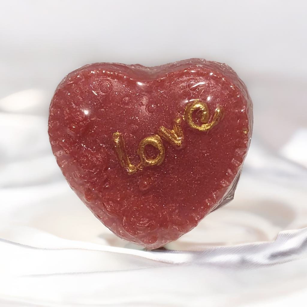 Love Spell Heart Soaps - 5 Soap Set