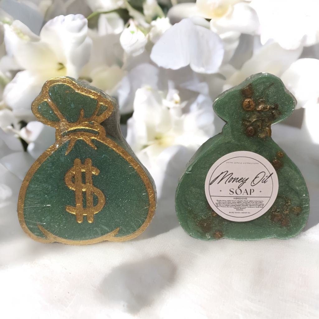 Money Bag Soap with Chamomile - Attracting Wealth with the Law of Attraction