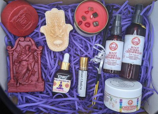 Muladhara Root Chakra Bundle Collection Gift Set - Cedarwood