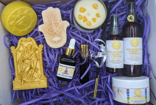 Manipura Solar Plexus Chakra Bundle Collection Gift Set - Cypress