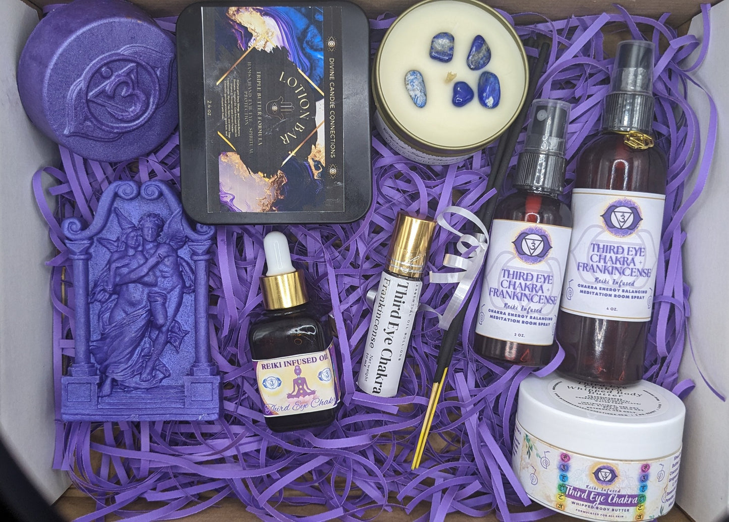 Ajna Third Eye Chakra Collection Bundle Gift Set - Frankincense