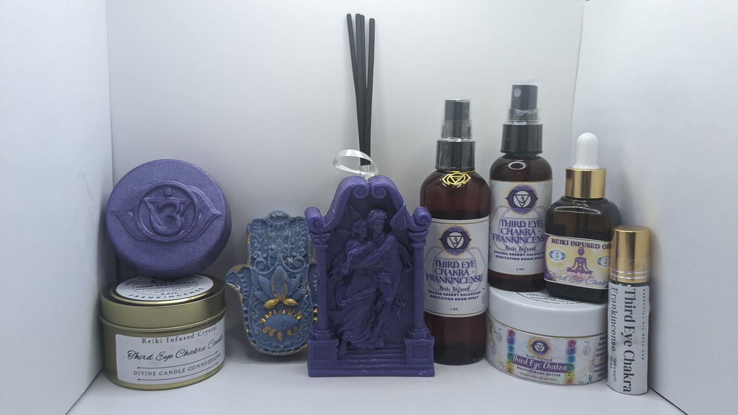 Ajna Third Eye Chakra Collection Bundle Gift Set - Frankincense